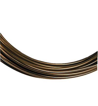6011-361 - Stafil - Fil aluminium rond, Marron - Fil d'aluminium