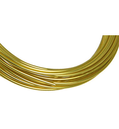 6011-391 - Stafil - Fil aluminium rond, Or - Fil d'aluminium