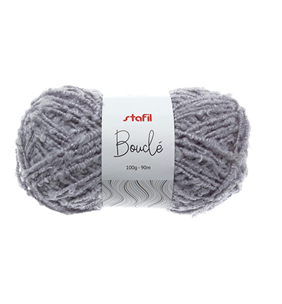 108085-02 - Stafil - Boucle Yarn, Grey - Boucle