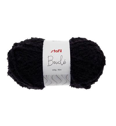 108085-07 - Stafil - Boucle Yarn, Black - Boucle