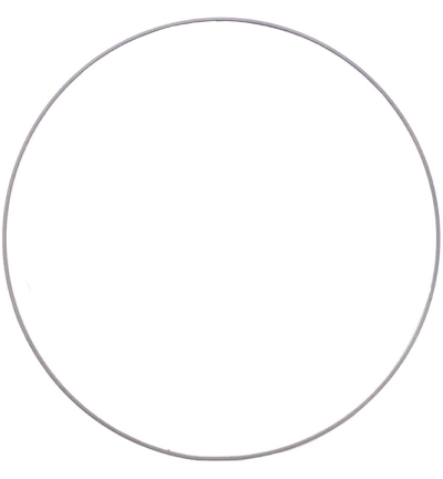 632-30 - Stafil - Cercle en métal, Argent - Formes métalliques