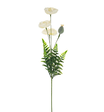 4897-02 - Stafil - Coquelicot blanc - Fleurs