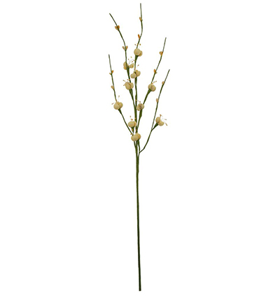4895-01 - Stafil - Branche deco jaune - Fleurs