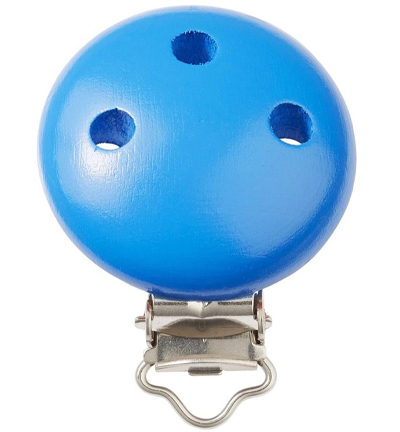 H3260-009 - Stafil - Clip pour cordon tétine, Bleu - Agrafe