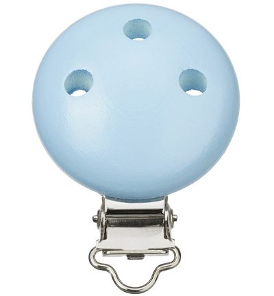 H3260-014 - Stafil - Clip pour cordon tétine, Bleu clair - Agrafe