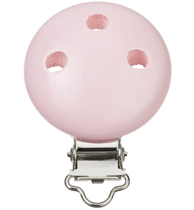 H3260-015 - Stafil - Clip pour cordon tétine, Rose - Agrafe