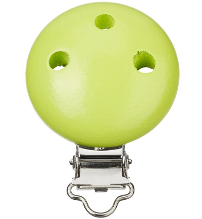 H3260-017 - Stafil - Clip pour cordon tétine, Citron vert - Agrafe