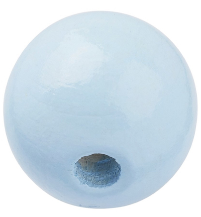 H3260-424 - Stafil - Perle en bois pour cordon tétine, Bleu clair - Perles/disques en bois H3260-424 - Stafil - Perle en bois pour cordon tétine, Bleu clair - Perles/disques en bois