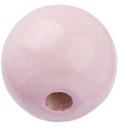 H3260-425 - Stafil - Perle en bois pour cordon tétine, Rose - Perles/disques en bois H3260-425 - Stafil - Perle en bois pour cordon tétine, Rose - Perles/disques en bois
