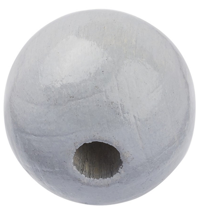 H3260-430 - Stafil - Perle en bois pour cordon tétine, Gris - Perles/disques en bois H3260-430 - Stafil - Perle en bois pour cordon tétine, Gris - Perles/disques en bois