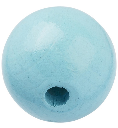 H3260-443 - Stafil - Perle en bois pour cordon tétine, Turquoise - Perles/disques en bois H3260-443 - Stafil - Perle en bois pour cordon tétine, Turquoise - Perles/disques en bois