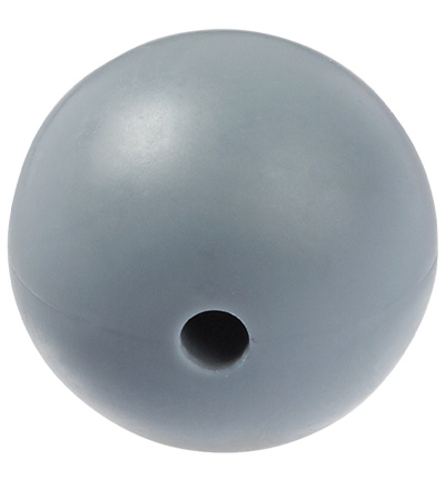 H3264-131 - Stafil - Perle en silicone pour cordon tétine, Gris - Perles de silicone