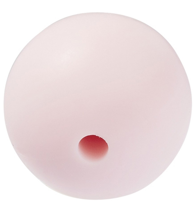 H3264-132 - Stafil - Perle en silicone pour cordon tétine, Rose - Perles de silicone