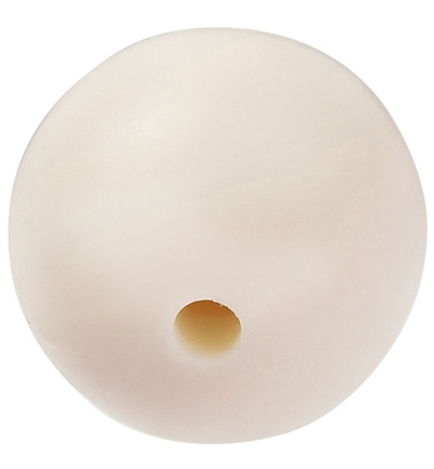 H3264-136 - Stafil - Perle en silicone pour cordon tétine, Naturel - Perles de silicone