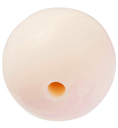 H3264-137 - Stafil - Perle en silicone pour cordon tétine, Pêche - Perles de silicone