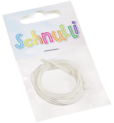 H3260-721 - Stafil - Corde tressée pour cordon tétine, Blanc - Corde 