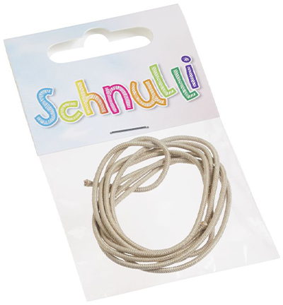 H3260-723 - Stafil - Corde tressée pour cordon tétine, Beige - Corde 