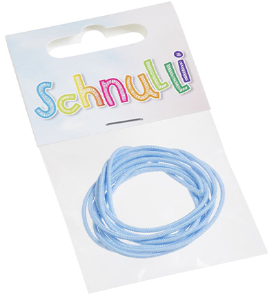 H3260-725 - Stafil - Corde tressée pour cordon tétine, Bleu clair - Corde 