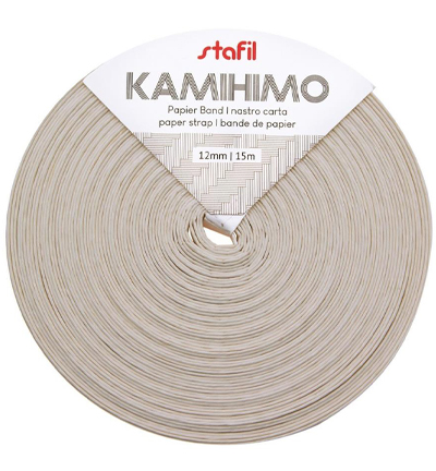 119610-07 - Stafil - White - Kamihimo Band