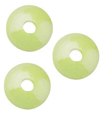 H3260-487 - Stafil - Lentille en bois pour codon tétine, Citron vert - Perles/disques en bois H3260-487 - Stafil - Lentille en bois pour codon tétine, Citron vert - Perles/disques en bois
