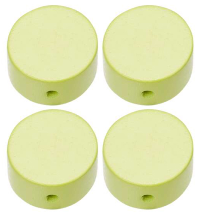 H3260-107 - Stafil - Disque en bois pour cordon tétine, Citron vert - 