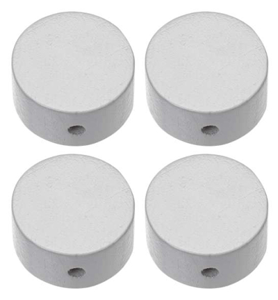 H3260-110 - Stafil - Disque en bois pour cordon tétine, Gris - 