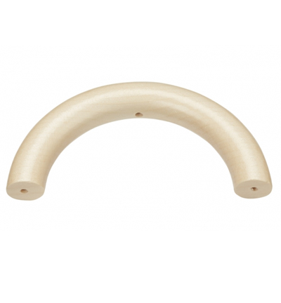 H3260-240 - Stafil - Arc en bois pour  cordon tétine, Naturel clair - Anneaux en bois