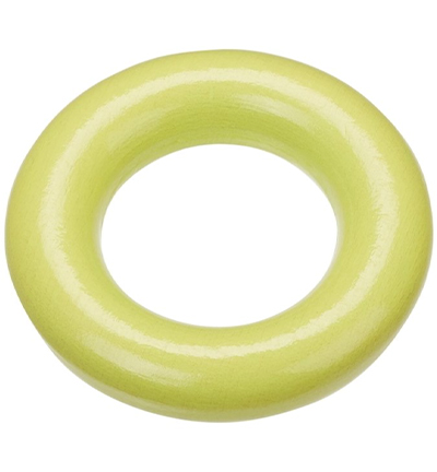 H3260-227 - Stafil - Anneau en bois pour cordon tétine, Citron vert - Anneaux en bois