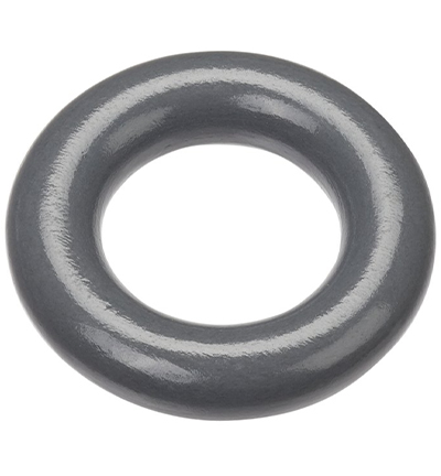 H3260-233 - Stafil - Anneau en bois pour cordon tétine, Gris - 