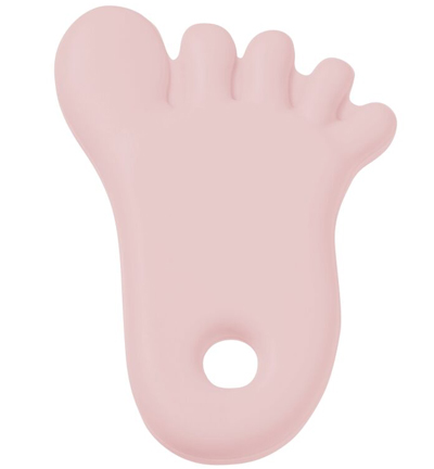 H3264-015 - Stafil - Pied en silicone pour cordon tétine 70mm, Rose - Figurines en silicone
