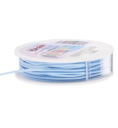 H3260-707 - Stafil - Corde pour cordon tétine, Bleu clair - Corde H3260-707 - Stafil - Corde pour cordon tétine, Bleu clair - Corde