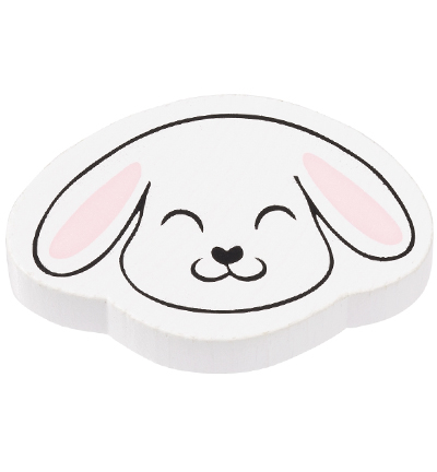 H3260-161 - Stafil - Tête de lapin pour cordon landeau, (Trou horizontal) - Accessoires de poussette