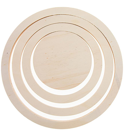 874-01 - Stafil - Set anneaux en bois x4 - 