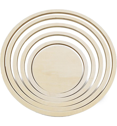 869-1 - Stafil - Set anneaux en bois x6 - 