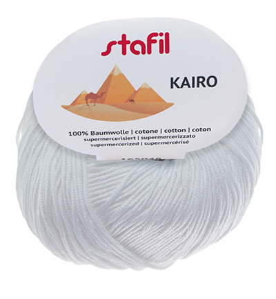 165048-1 - Stafil - Kairo Cotton, nr.01 White - Kairo 165048-1 - Stafil - Kairo Cotton, nr.01 White - Kairo
