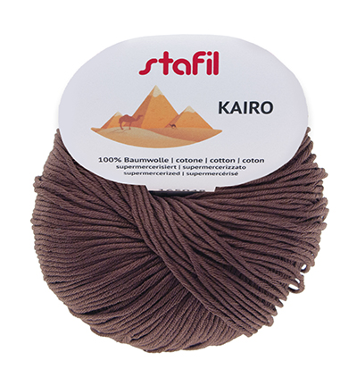 165048-6 - Stafil - Kairo Cotton, nr.06 Chocolate - Kairo 165048-6 - Stafil - Kairo Cotton, nr.06 Chocolate - Kairo