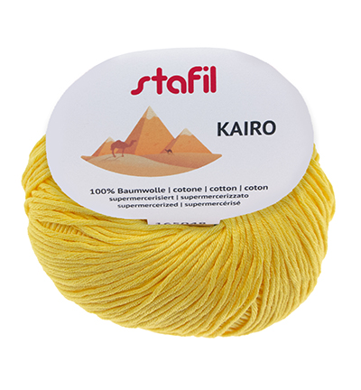 165048-10 - Stafil - Kairo Cotton, nr.10 Yellow - Kairo 165048-10 - Stafil - Kairo Cotton, nr.10 Yellow - Kairo