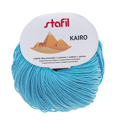 165048-15 - Stafil - Kairo Cotton, nr.15 Turquoise - Kairo 165048-15 - Stafil - Kairo Cotton, nr.15 Turquoise - Kairo