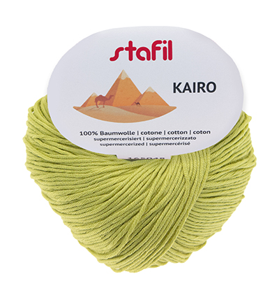 165048-46 - Stafil - Kairo Cotton, nr.46 May Green - Kairo 165048-46 - Stafil - Kairo Cotton, nr.46 May Green - Kairo