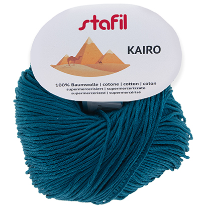165048-93 - Stafil - Kairo Cotton, nr.93 Petrolium - Kairo 165048-93 - Stafil - Kairo Cotton, nr.93 Petrolium - Kairo