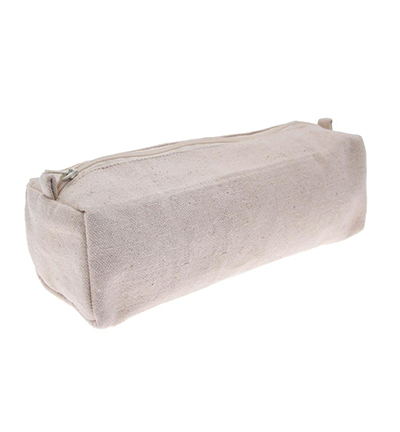 9890-50 - Stafil - Cotton Pencil Case, Ecru - 