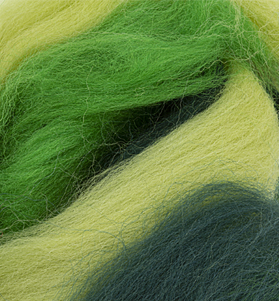 5350-771 - Stafil - German merino Punchwool mix pack, Green/Darkgreen - Merino Punchwool