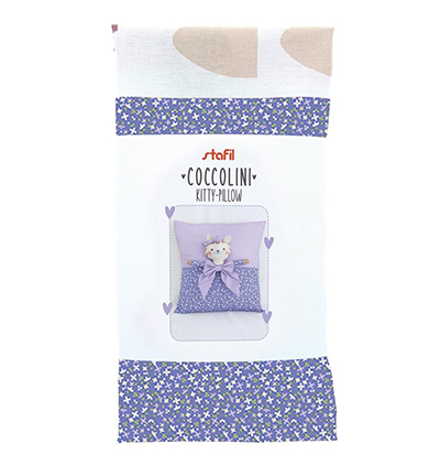 4483-12 - Stafil - Fabric Pillow, Kitty - 