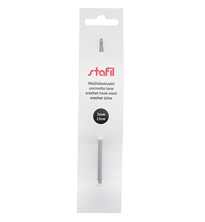 299992-30 - Stafil - Crochet hook aluminium for wool, ø3mm - 