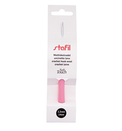 299991-25 - Stafil - Crochet hook aluminium for wool soft touch, ø2,5mm - 