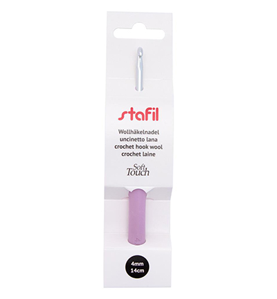 299991-40 - Stafil - Crochet hook aluminium for wool soft touch, ø4mm - 