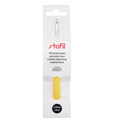 299991-45 - Stafil - Crochet hook aluminium for wool soft touch, ø4,5mm - 