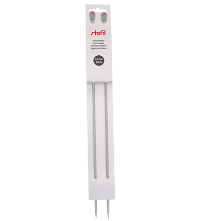 299980-45 - Stafil - Knitting needles single point aluminium, ø4,5mm - 