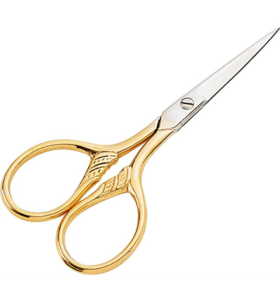 339010-312 - Stafil - Embroidery Scissor handle gilded, 9,5cm - 