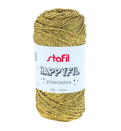 108087-02 - Stafil - HappyFil extra glitter, Gold - HappyFil glitter 108087-02 - Stafil - HappyFil extra glitter, Gold - HappyFil glitter